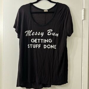 Ten Sixty Sherman Black Tee